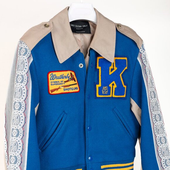 Dry Clean Only Varsity Trench Coat - Picture 3 of 16